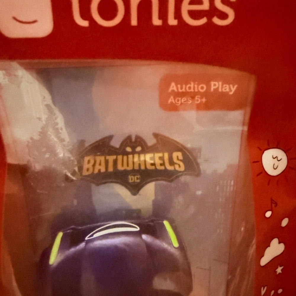 Tonies Batwheels Audio Character Kids OS Purple New Bam Batmobile‎ DC Toniebox